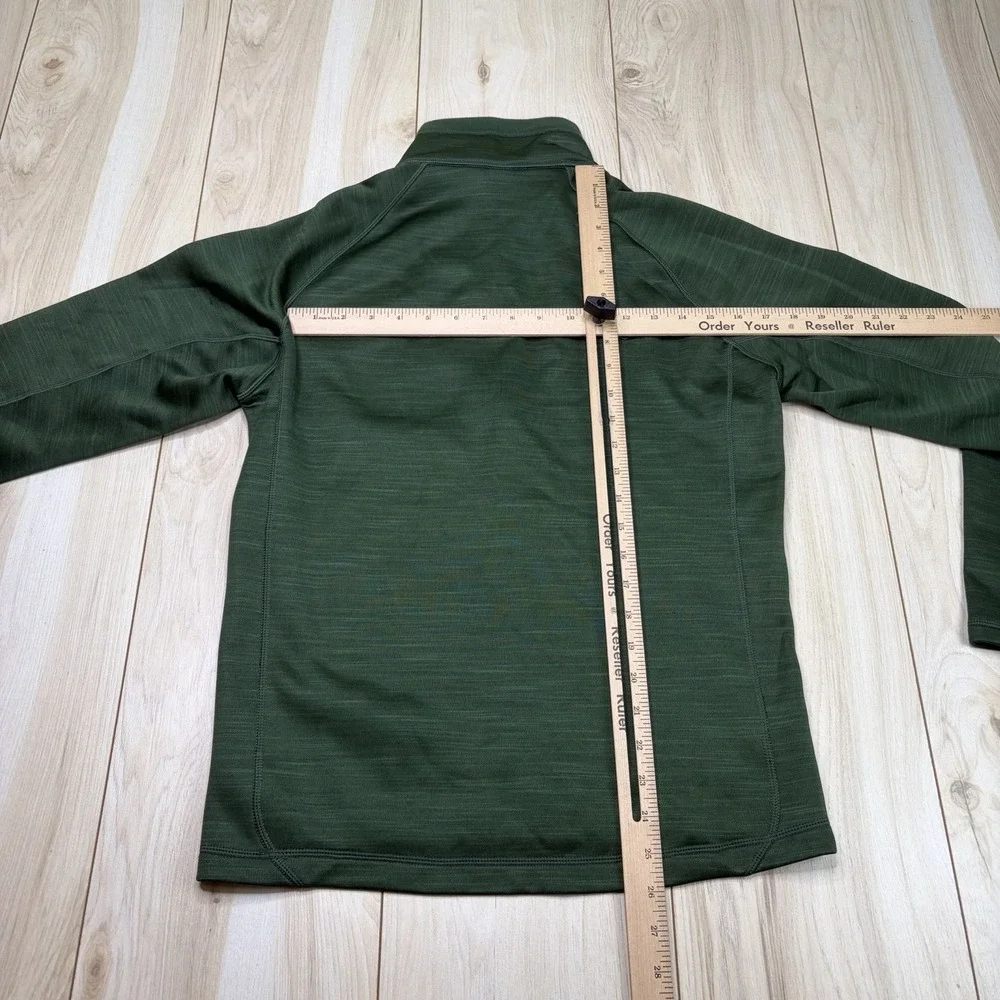 Stio Men's Gannett Peak Fleece 1/2 Zip Pullover Sweater Green Size Small Stretch - Picture 14 of 16